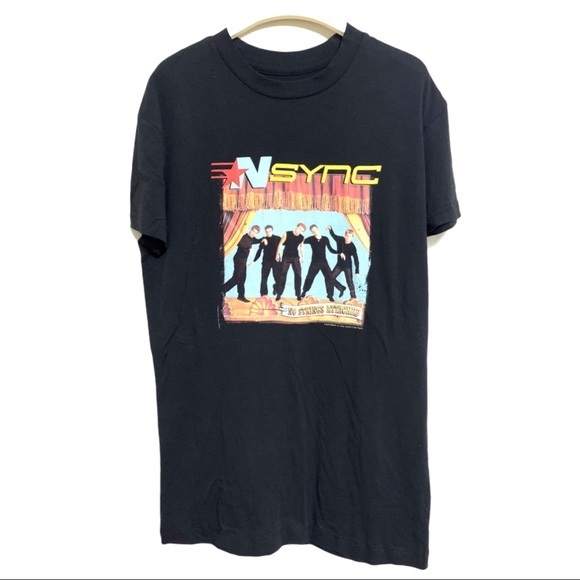 NSYNC 2018 No Strings Attached Graphic Tee Long S - Picture 1 of 5